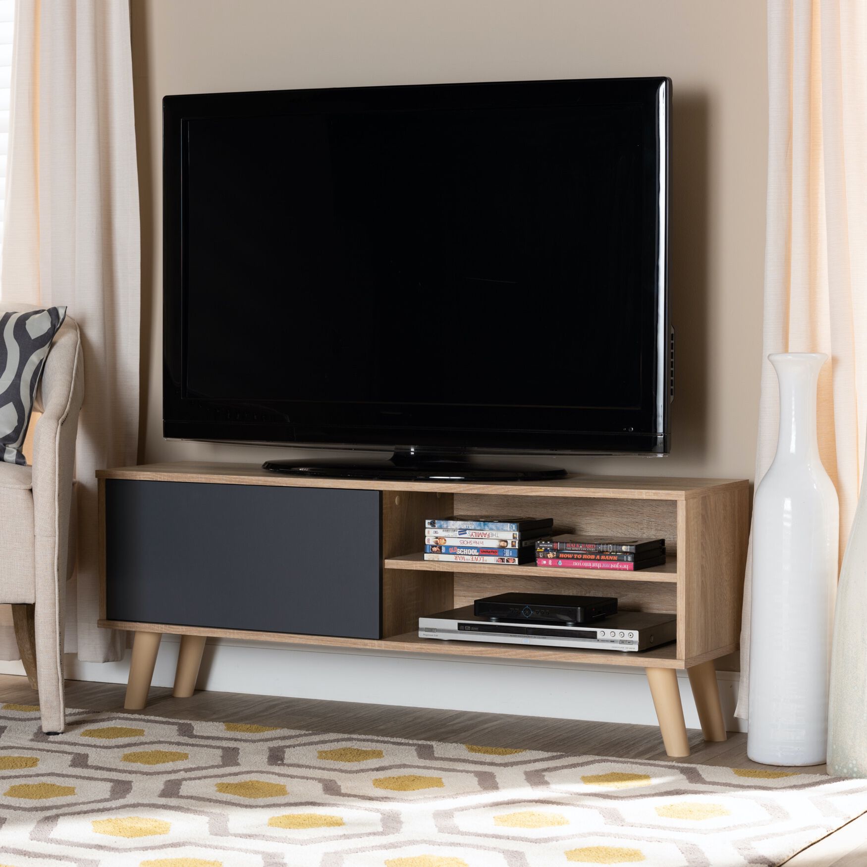 Mallory Wood Tv Stand Furniture, , alternate image number 10