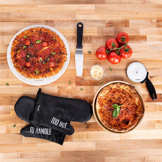 Kalorik MAXX “Tower of Pizza" 6-Piece Pizza Set, STAINLESS STEEL, hi-res image number 0