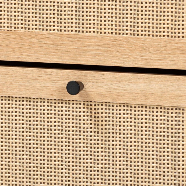 Remus Wood Shoe Cabinet, LIGHT OAK, alternate image number 5