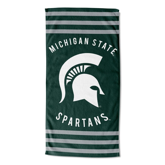 Michigan State Stripes Beach Towel, MULTI, hi-res image number null