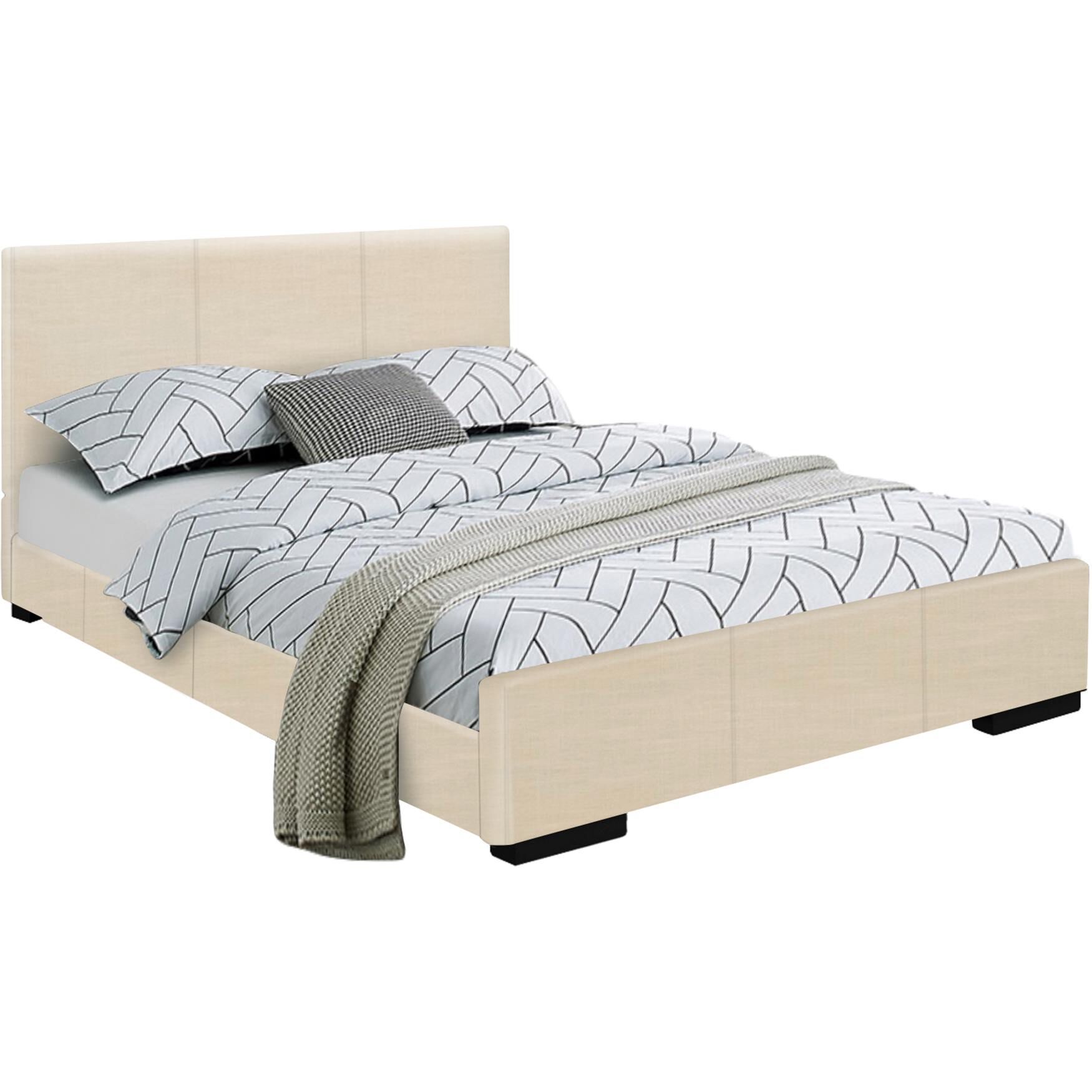 Abbey Platform Bed, Beige, Queen, , alternate image number 16