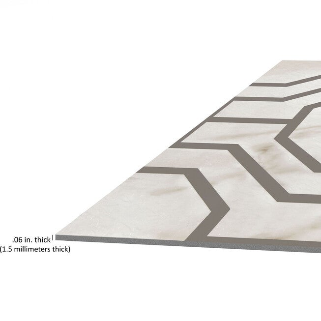 Retro 12x12 Self Adhesive Vinyl Floor Tile - Octagon - 20 Tiles/20 sq. ft., , alternate image number 5