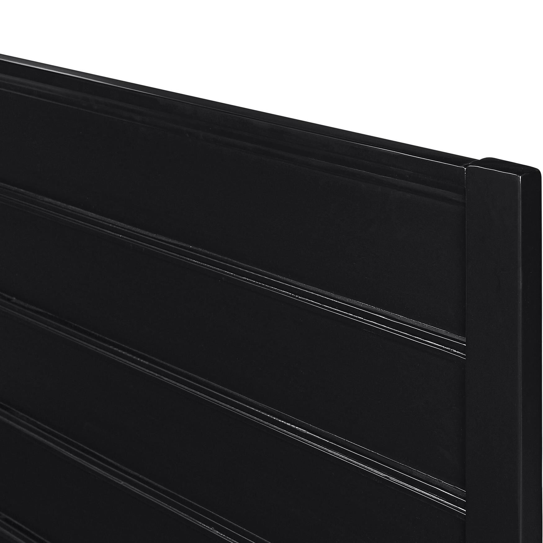 Caroline Wooden Platform Bed in Oak, King, , alternate image number 12