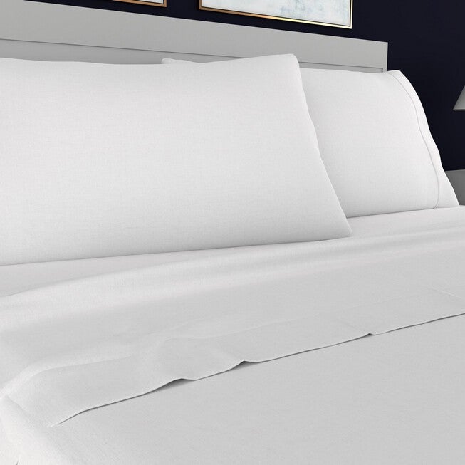 Portico Linen Blend 4 Piece Sheet Set Sheet Set, , alternate image number null