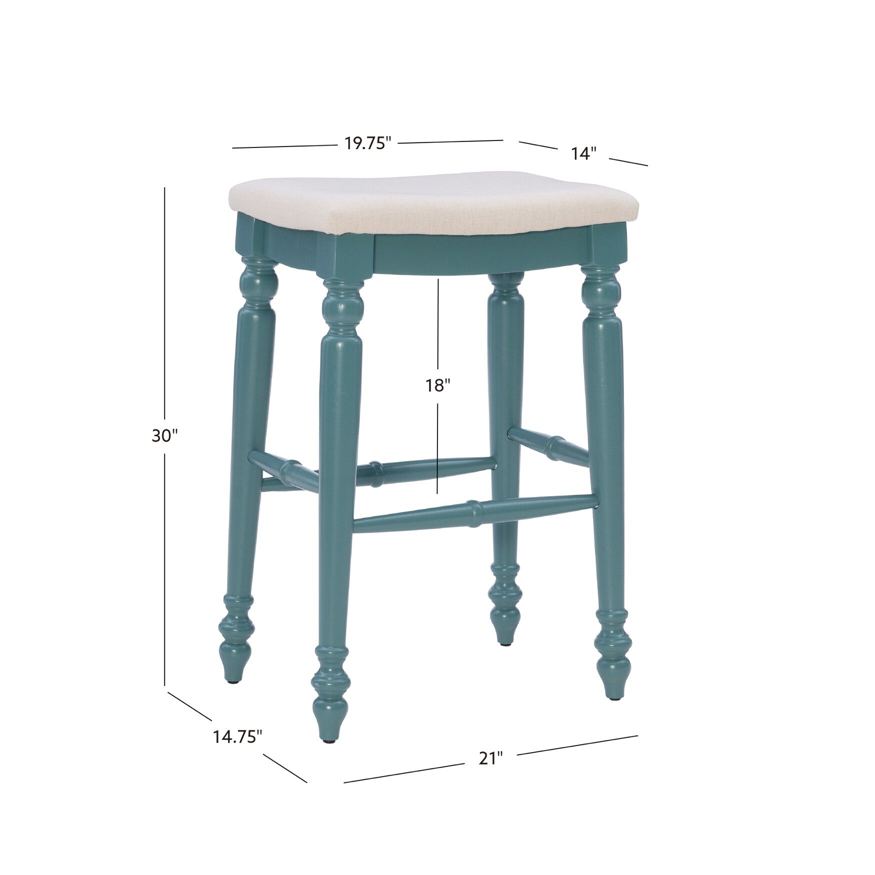 Marino Backless Barstool Backless Stools, , alternate image number 4