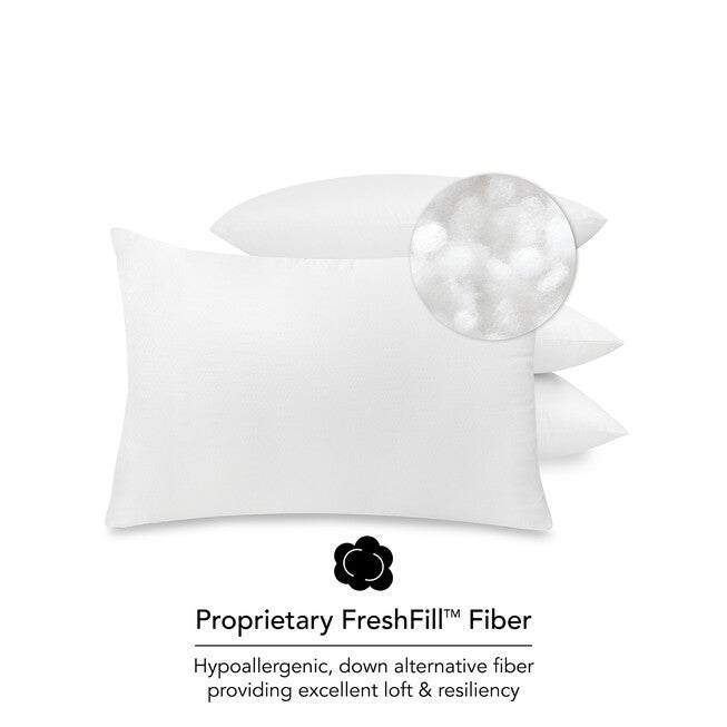 SensorPEDIC Embossed SensoSoft Jumbo Bed Pillow - 4 Pack, , on-hover image number 1