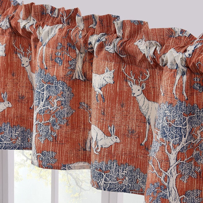 Menagerie Saffron Window Valance, , alternate image number null