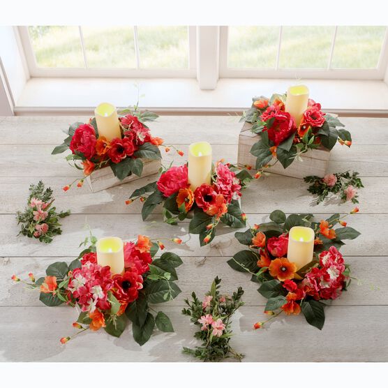 Avery Candle Rings, Set of 5, MULTI