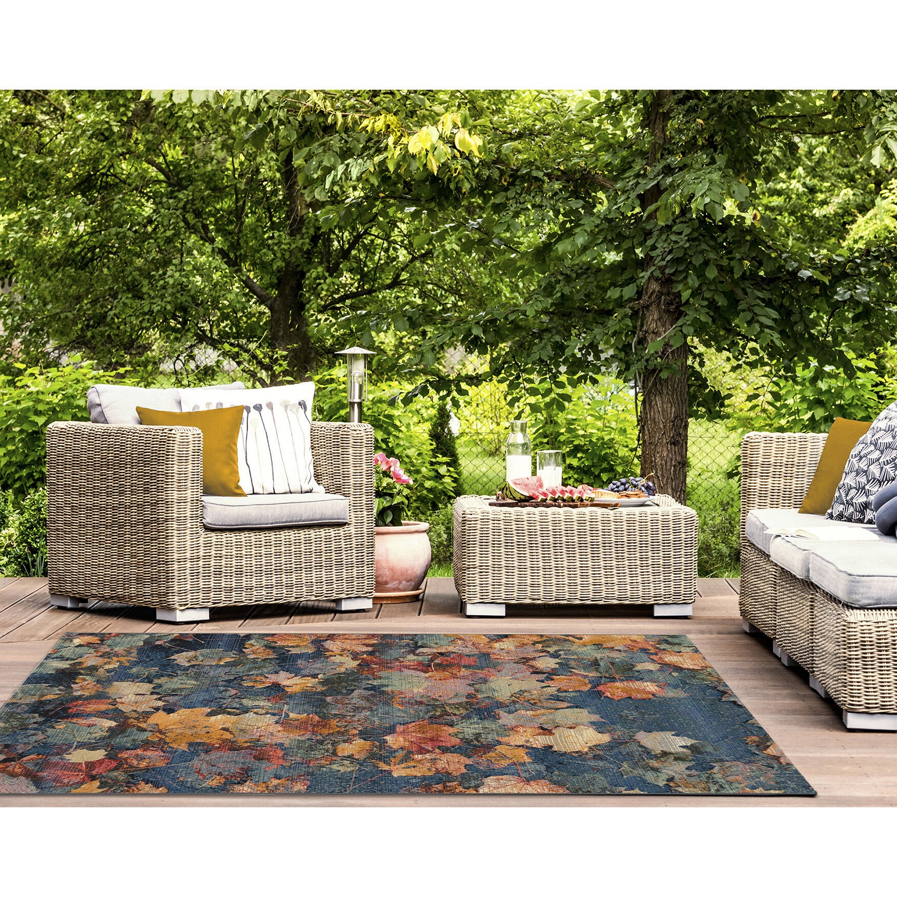 Marina Fall In Love Indoor/Outdoor Area Rug Multi, , alternate image number 5