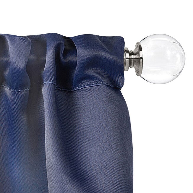 Innovative Decorative Room Darkening Wrap Around Rod & Finial 66-120, , alternate image number null