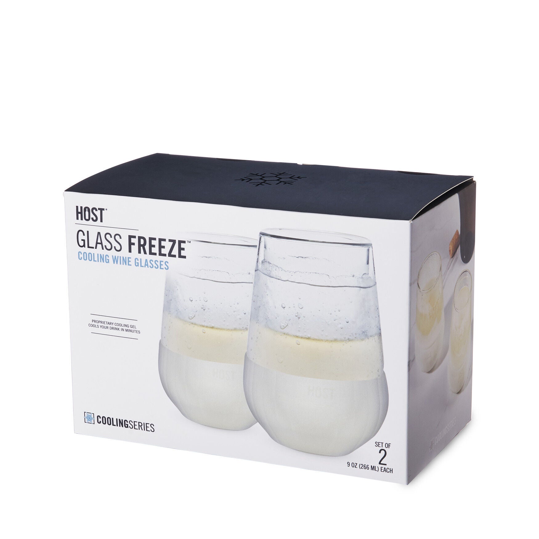Glass Freeze Wine Glass (Set Of Two) By, , alternate image number 3