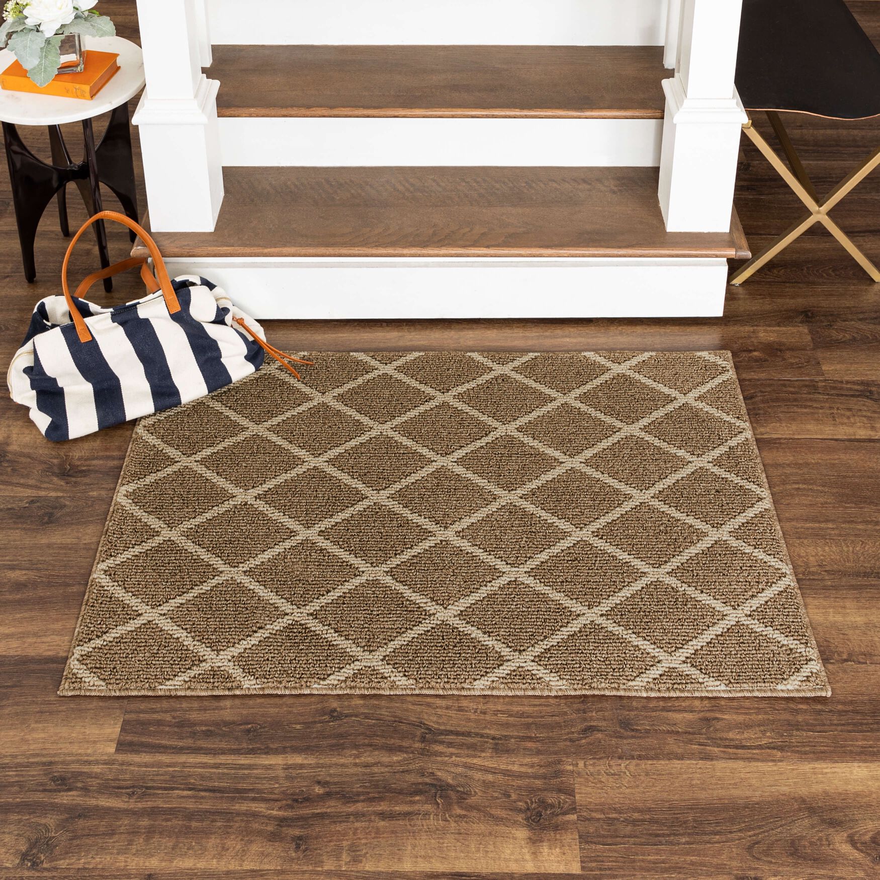 Lewis Diamond Area Rug, , alternate image number 6