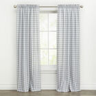 Buffalo Check Rod-Pocket Panel, GREY, hi-res image number null