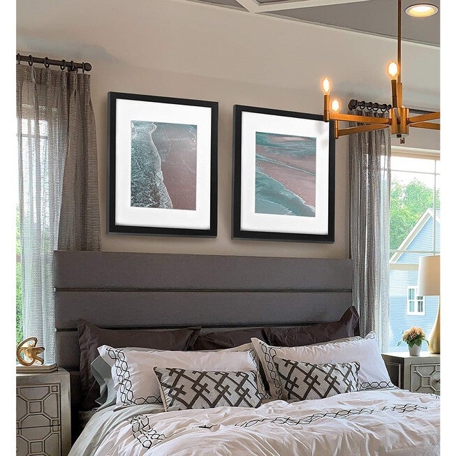 4 X 6 Picture Frame W-Mat/5 X 7 Without Mat - Black - 5 Units, , on-hover image number null