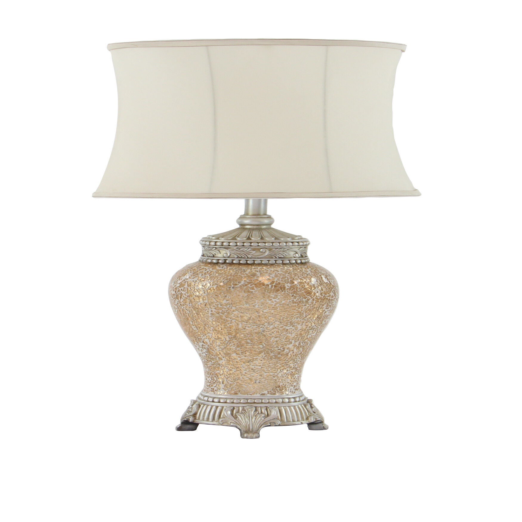 Bronze Glass Tuscan Table Lamp, , alternate image number 2