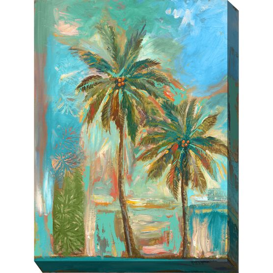 Modern Palms #1 Outdoor Wall Art, MULTI, hi-res image number null
