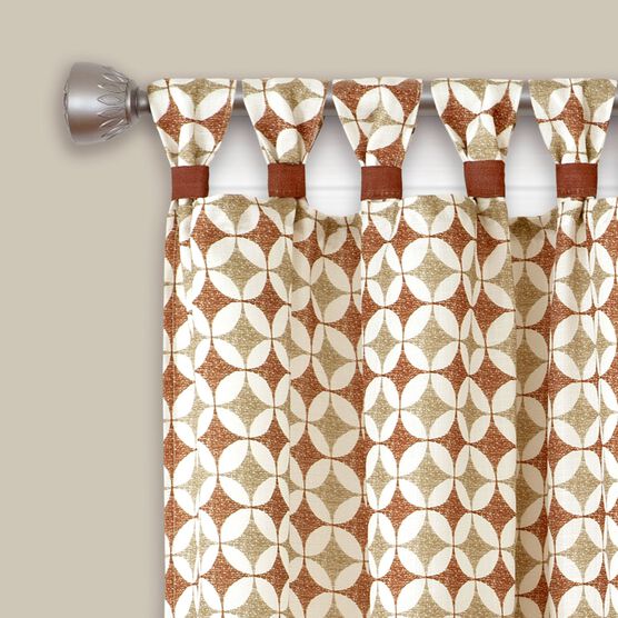 Callie Cuff Tab Top Window Curtain Panel - 52x63, , alternate image number null