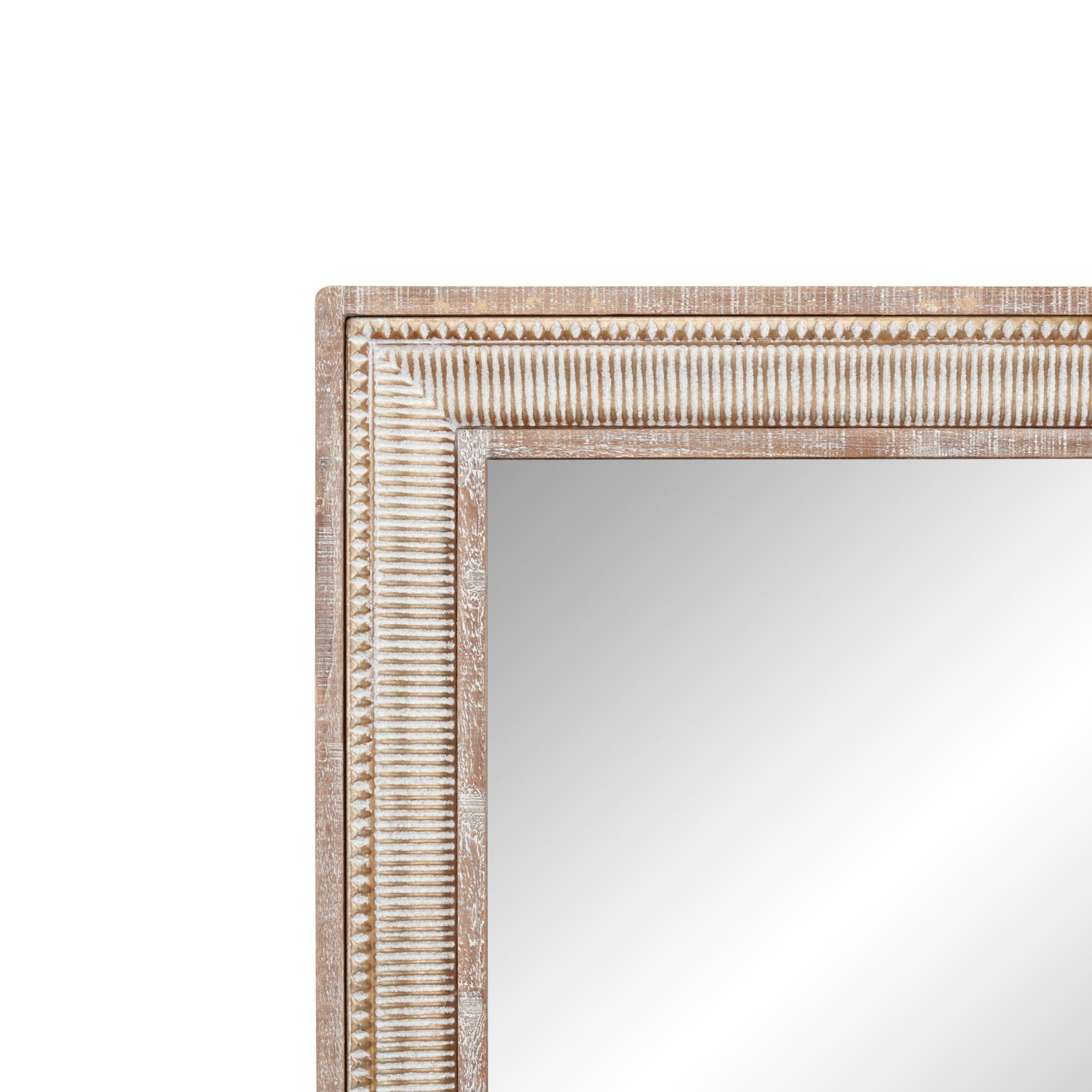 Brown Farmhouse Metal Wall Mirror, , alternate image number 3