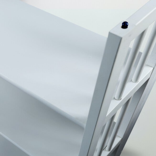 3-Shelf Folding Bookcase 14 inches Wide-White, , alternate image number 9