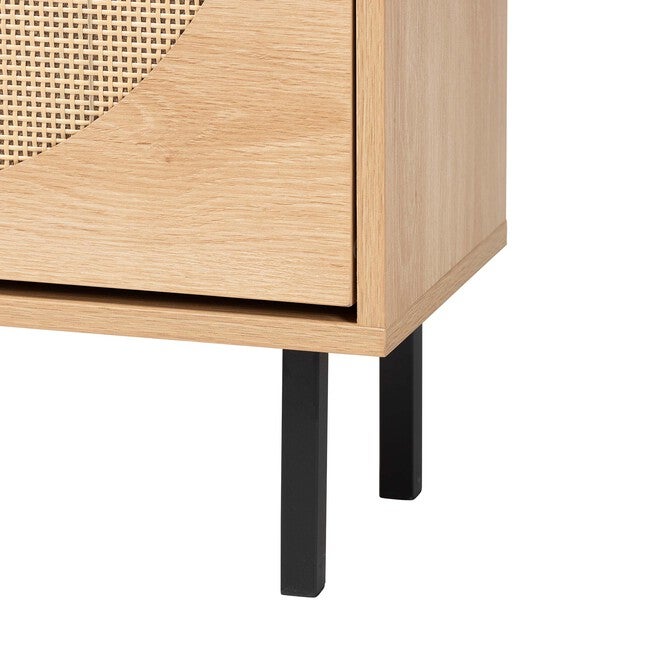 Remus Wood Shoe Cabinet, LIGHT OAK, alternate image number 6