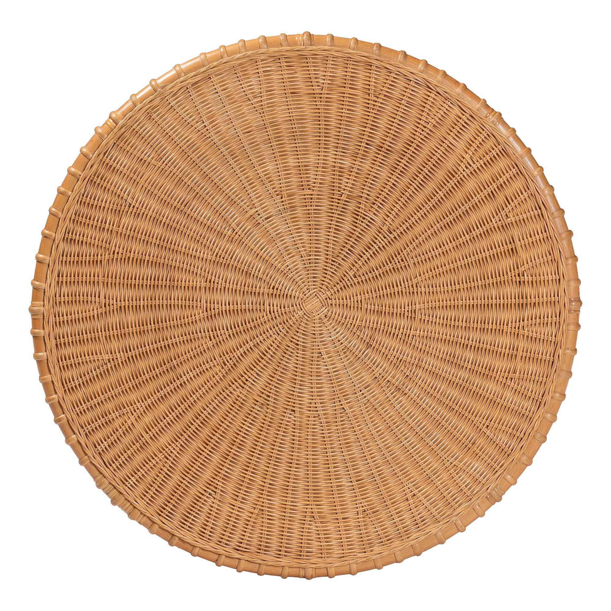 Abel Natural Rattan Coffee Table, LIGHT HONEY, alternate image number 5