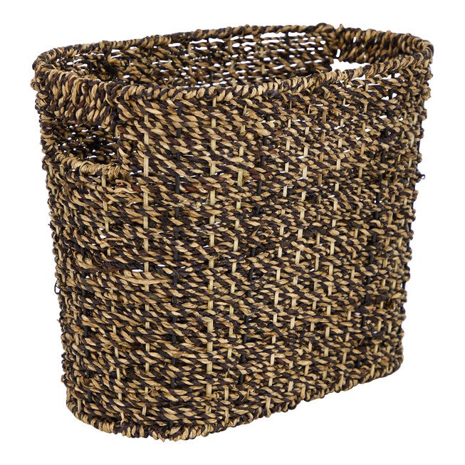 Brown Metal Natural Magazine Rack Holder Magazine Holder, BROWN, hi-res image number null