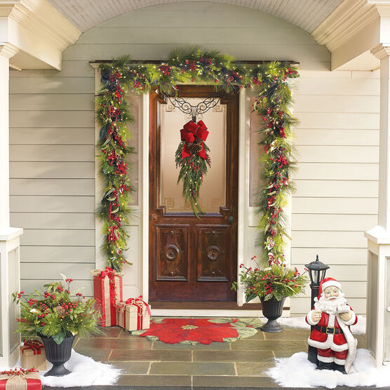 72"L Winterberry Garland, , alternate image number null