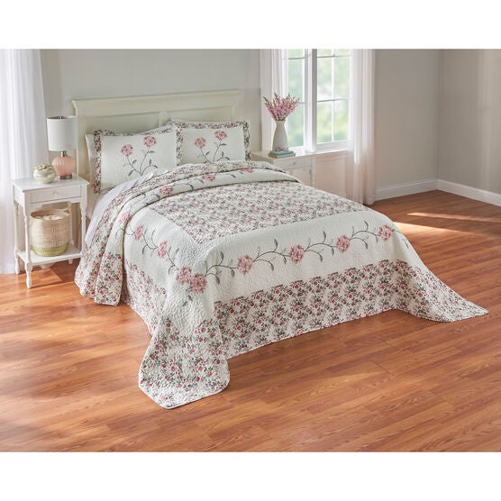 Margaret Embroidered Bedspread, 