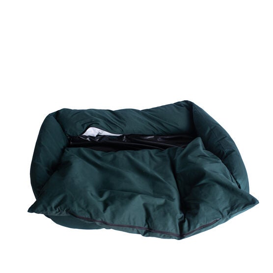 Bolstered Dog Bed,Anti-Slip Pet Bed, Laurel Green, Large, , alternate image number null
