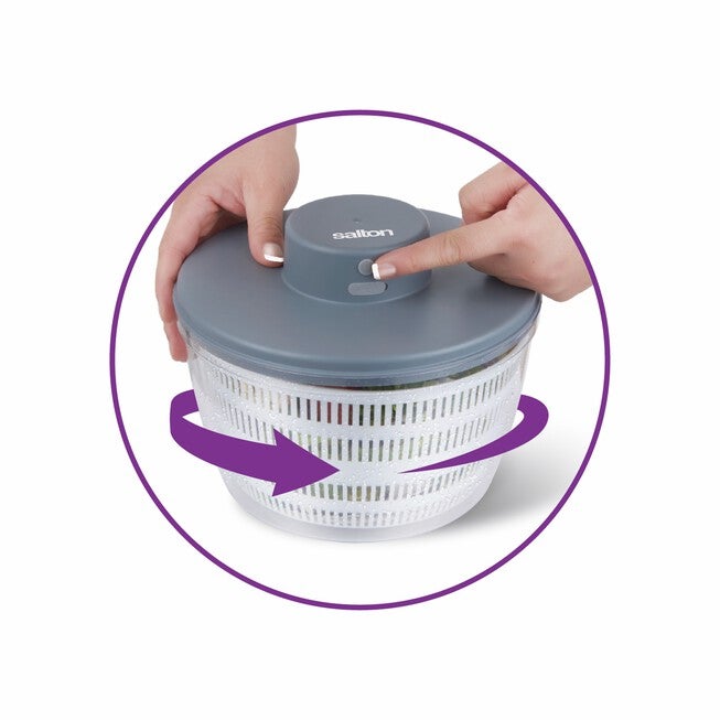 Cordlesss Rechargeable Salad Spinner, , alternate image number null
