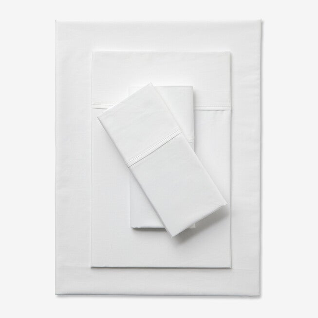 420 Thread Count 100% Cotton Wrinkle-Free Sheet Set, WHITE, hi-res image number null