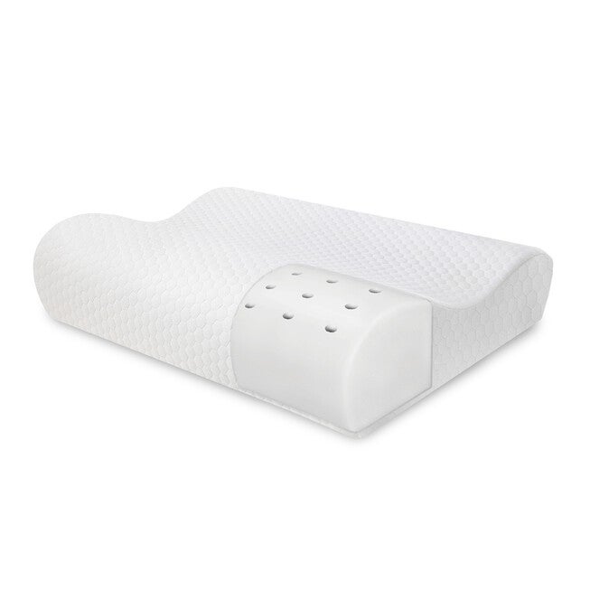 SensorPEDIC Essentials Memory Foam Contour Bed Pillow, WHITE, hi-res image number 0
