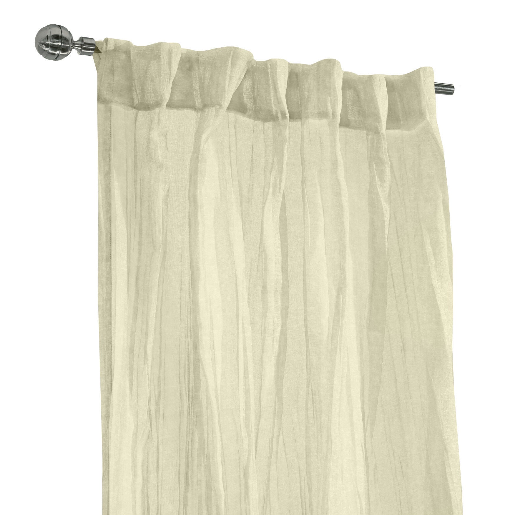 Paloma Sheer Dual Header Curtain Panel, , alternate image number 13