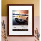 5X 7 Picture Frame W-Mat/8 X 10 Without Mat -Rustic Grey - 5 Units, , alternate image number null