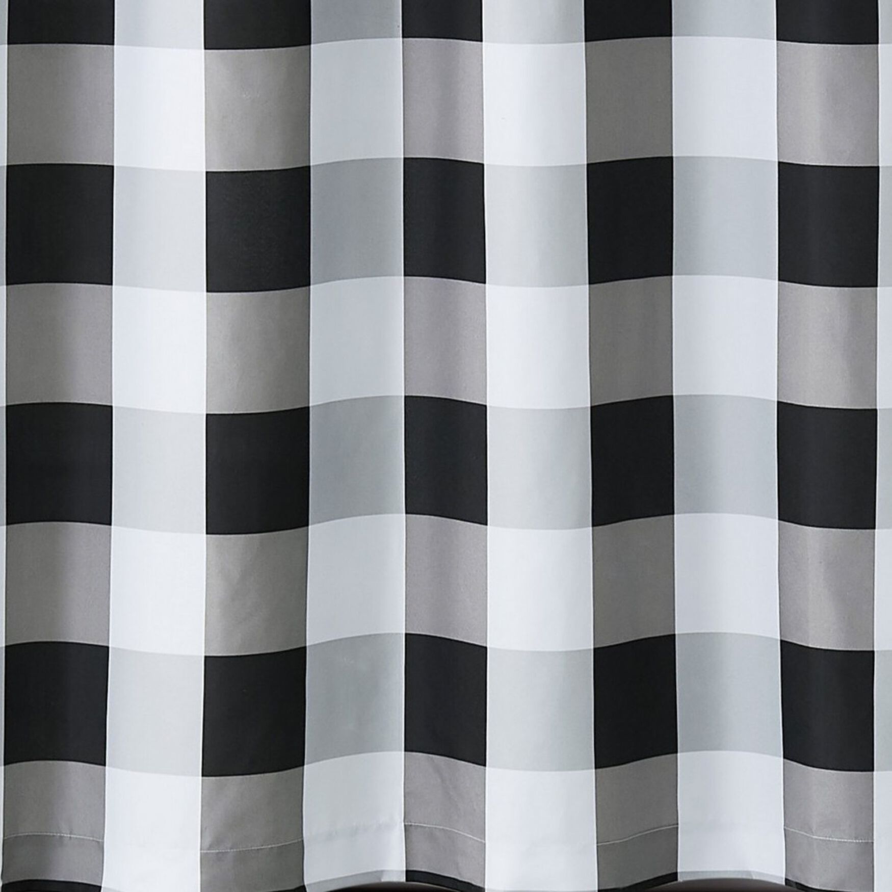 Everyday Buffalo Plaid Shower Curtain, , alternate image number 5