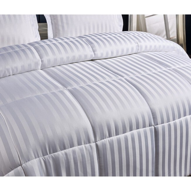 Kathy Ireland 3-Pc. Reversible Down Alternative Comforter, White Beding, , on-hover image number null