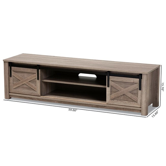 Bruna Farmhouse Tv Stand Furniture, , alternate image number null
