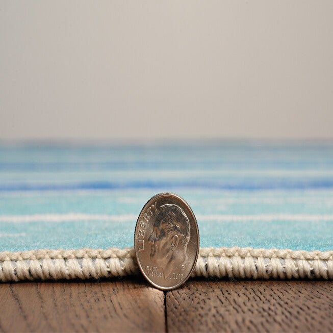 Washable Janna Ivory/Blue Rug, , alternate image number null