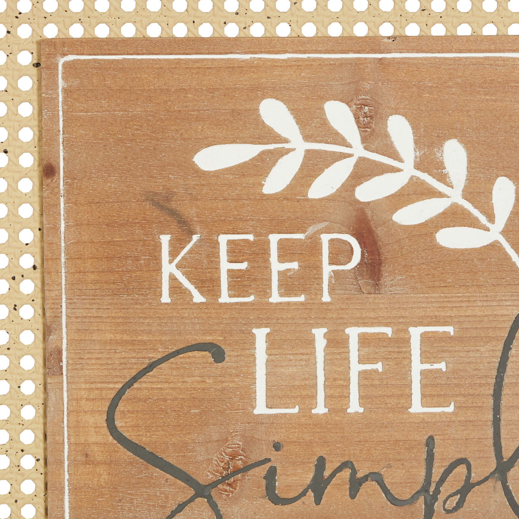 Set Of 2 Brown Wood Farmhouse Wall Decor, , alternate image number 4