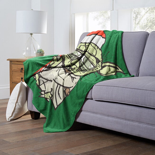Star Wars Yoda Festive Silk Touch Throw Blanket, , alternate image number 3