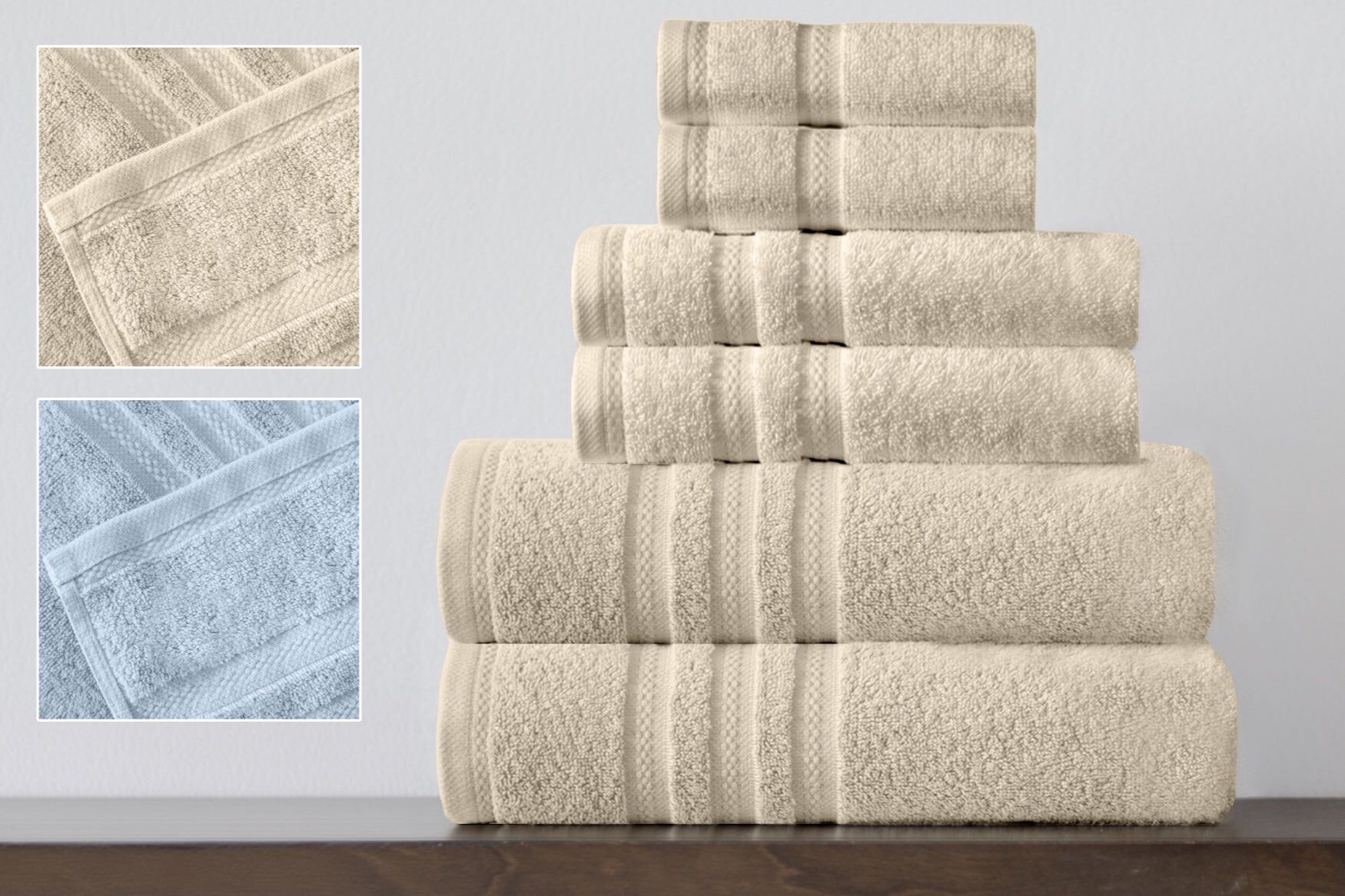 Arm & Hammer Performance 6-PC Towel Set, FOG, hi-res image number 0