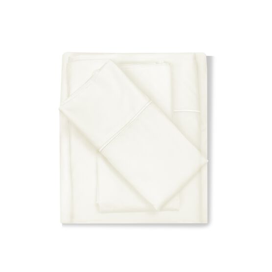 SensorPEDIC Ice Cool 400 Thread Count Cotton-Rich Cream Sheet Set, , alternate image number null