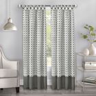 Callie Cuff Tab Top Window Curtain Panel - 52x63, , on-hover image number null