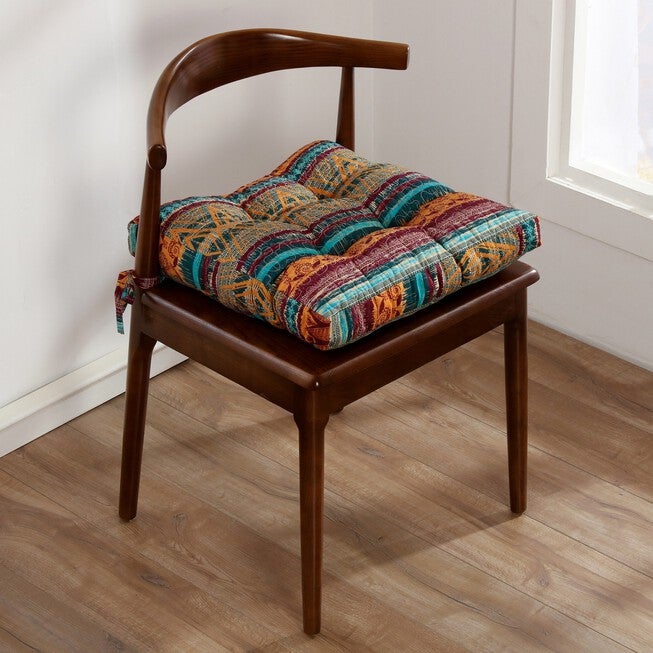 Southwest Triple-Layered Chair Pad 4 Piece Set, , alternate image number null