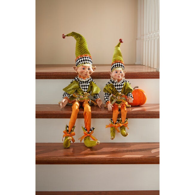 24 inchesH Posable Harvest Elf, MULTI, hi-res image number null