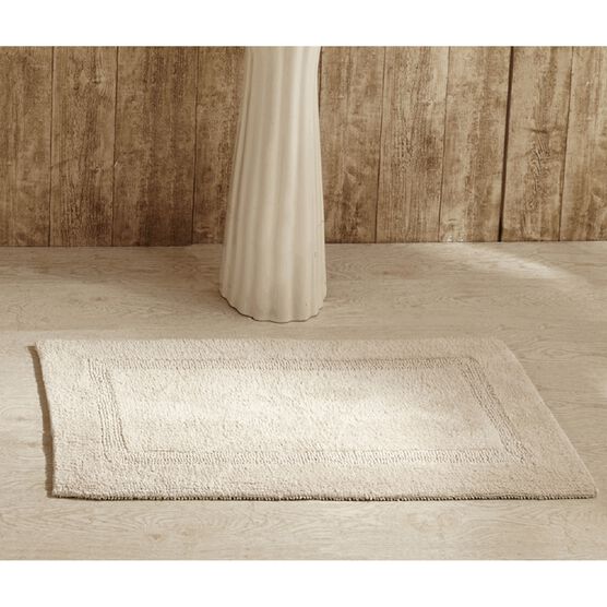 Lux Collections Bath Mat Rug 17" X 24" Rectangle, SAND, hi-res image number null