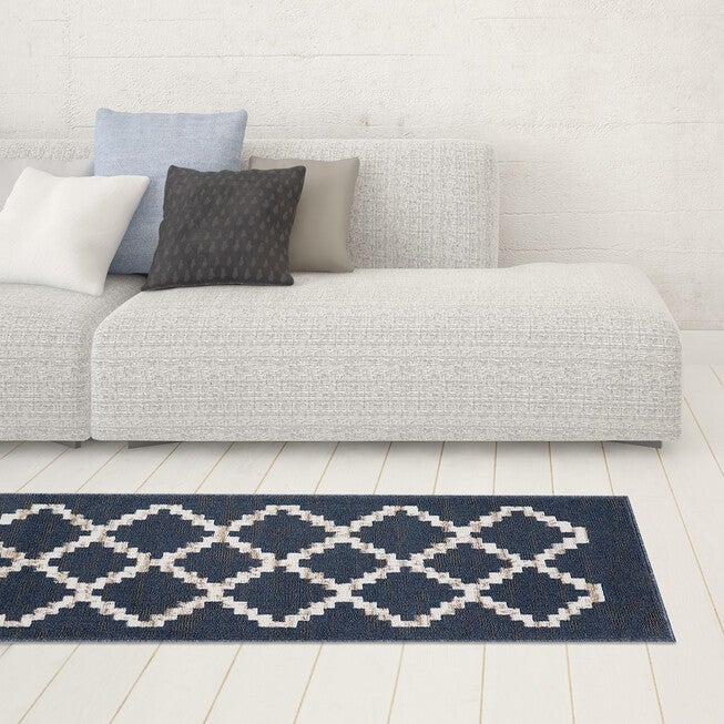 Capri 3 Piece Rug Set - Landon Blue/Grey, , alternate image number 2
