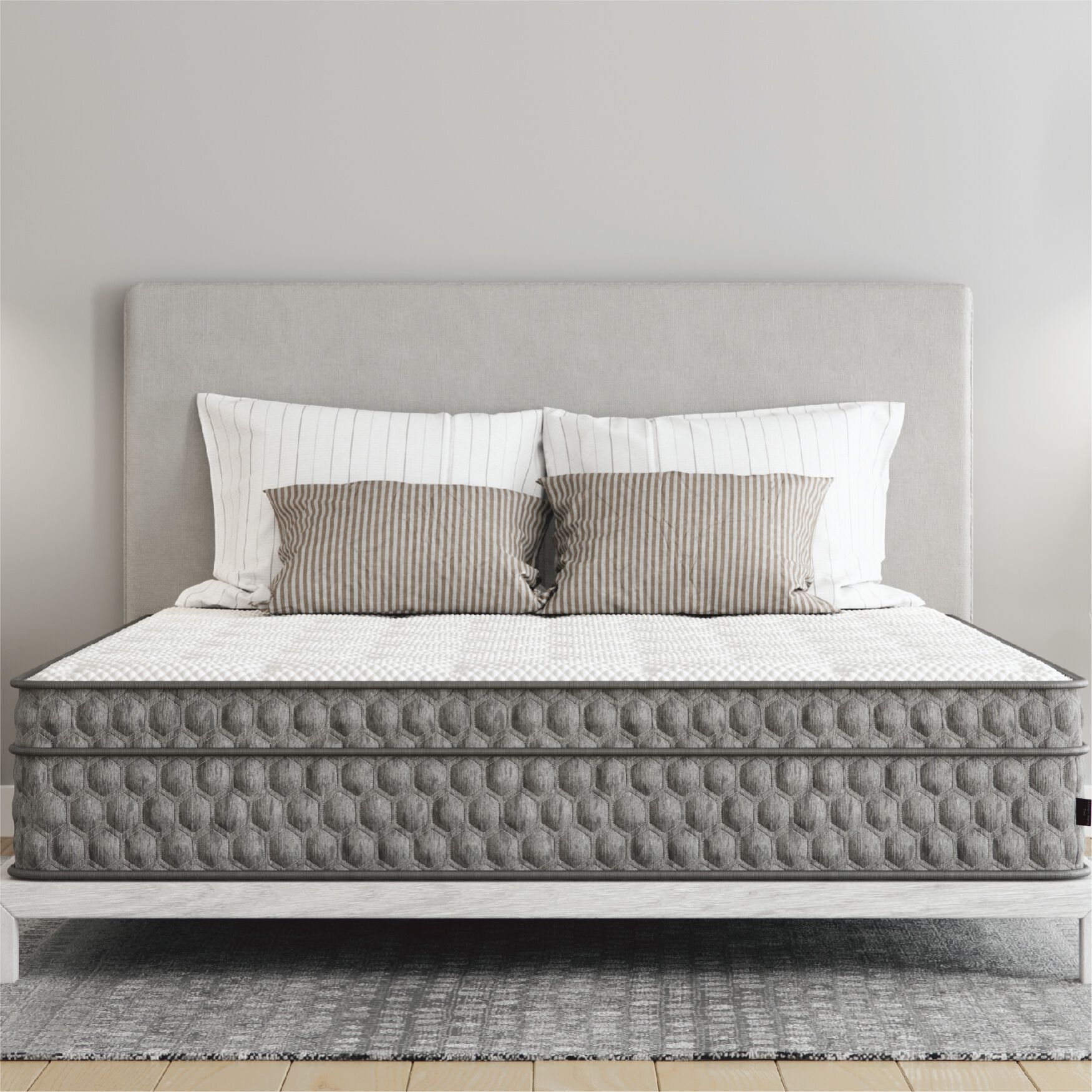 11 inches Gel Memory Foam Quilted Hybrid, Medium, Queen Mattress, , alternate image number 2