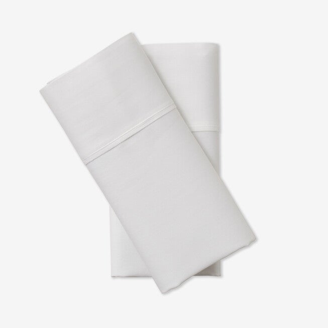 200TC 100% Percale Cotton Pillowcase, WHITE, hi-res image number null