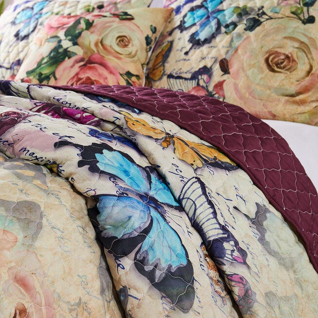 Gigi Ecru Quilt Set, , alternate image number null